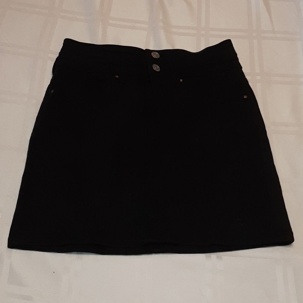 Black denim skirt 24
